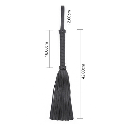 SM Cuero Negro Sexo Látigo Mano Paddle Restrainment Esclavitud Sexo Juego de Roles Para Pareja