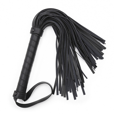 SM Cuero Negro Sexo Látigo Mano Paddle Restrainment Esclavitud Sexo Juego de Roles Para Pareja