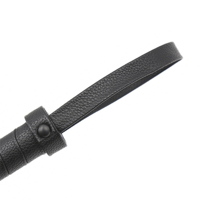 SM Cuero Negro Sexo Látigo Mano Paddle Restrainment Esclavitud Sexo Juego de Roles Para Pareja