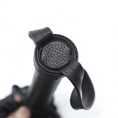 SM Cuero Negro Sexo Látigo Mano Paddle Restrainment Esclavitud Sexo Juego de Roles Para Pareja