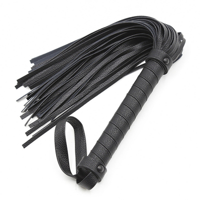 SM Cuero Negro Sexo Látigo Mano Paddle Restrainment Esclavitud Sexo Juego de Roles Para Pareja