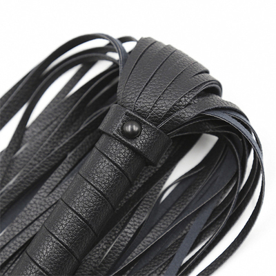 SM Cuero Negro Sexo Látigo Mano Paddle Restrainment Esclavitud Sexo Juego de Roles Para Pareja