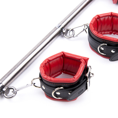 Bar de muñeca de tobillo Restrainamiento de esclavitud con cuello Collar fetiche SM piernas esposas esposas bar de extensión