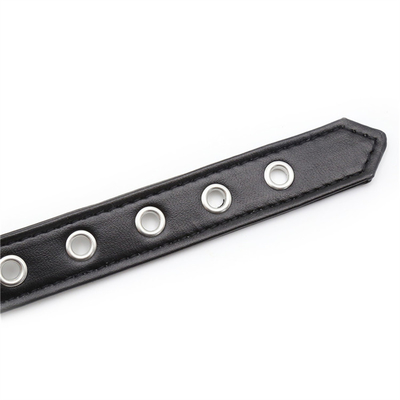 Adultos SM Bondage Gear Boca de bolas con cerradura de cuero de PU Fetish Juguetes de contención de pareja