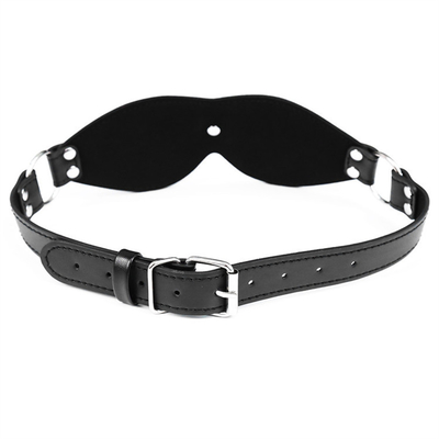 BDSM Bondage PU Cuero SM Juego Sexy Blindfold para hombres