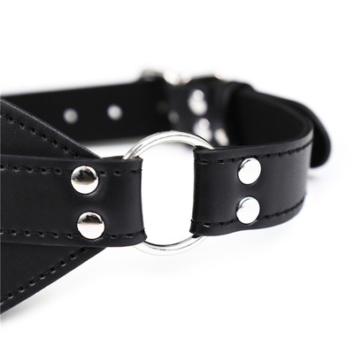 BDSM Bondage PU Cuero SM Juego Sexy Blindfold para hombres