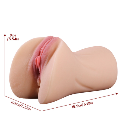 Taza de masturbación masculina Herramientas sexuales para adultos Manual de vibración Taza de avión con textura de piel real