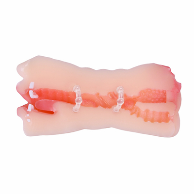Productos para adultos Hombre Duro doble boca Lengua Dientes Yin Sexo doble cabeza Máquina de sexo oral Máquina de masturbación de tazas de avión