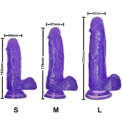 Dildos realistas se sienten como una piel limpia Dildos con vaso de succión para jugar con las manos libres Material seguro para el cuerpo y juguetes sexuales para adultos
