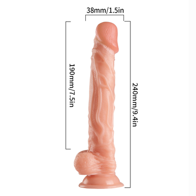 Poderoso producto sexual de vibración y rotación Pene Di Gomma