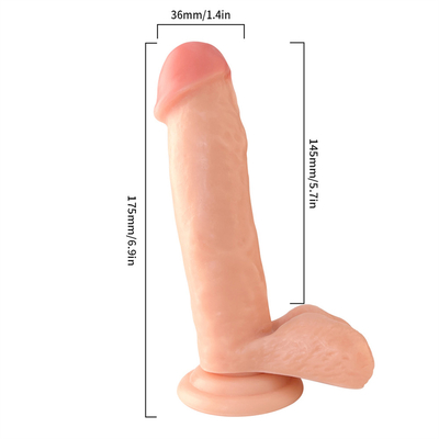 100% de seguridad Material de alta flexibilidad Dildo realista