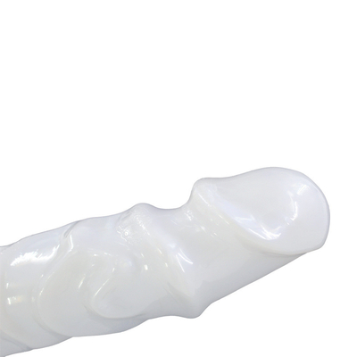 Mini suave TPE realista cristal de jalea claro para mujeres translúcido pene del pene juguetes sexuales para adultos