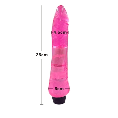 Masajista Dibujo juguetes sexuales Estimulador del clítoris Vibrator de jalea de silicona Dibujo juguete sexual adulto