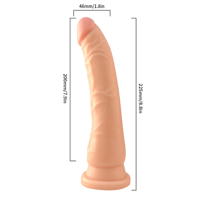 Tienda de sexo para adultos mayorista mujer silicona goma suave consolador realista pene masturbador femenino pene juguete para mujer mujeres