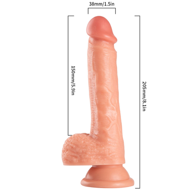 Dildos de silicona grandes suaves largos duros flexibles Dildos de silicona enormes realistas empujando Dildos deseos manuales Dildos