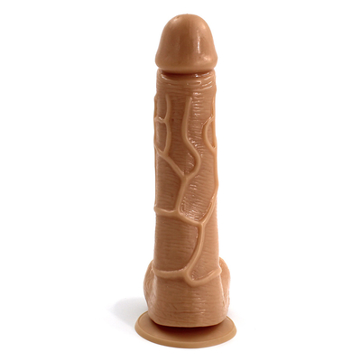 Venta caliente estilo clásico 7 pulgadas TPE realista dildo Adultos juguetes sexuales para mujeres