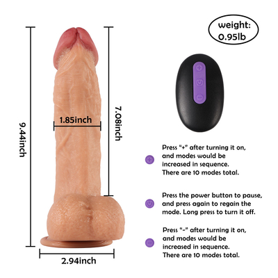 Dildo 12 pulgadas anal Xxl Silicona enorme realista control remoto gran vibrador de dildo para mujeres cinta de juguete sexual en empujar Di