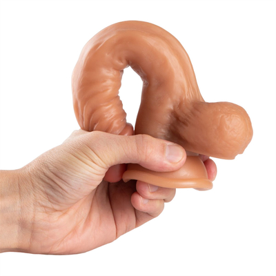 Dispositivos de alta calidad para empujar con el vibrador Dispositivos sexuales realistas para la estimulación anal del punto G