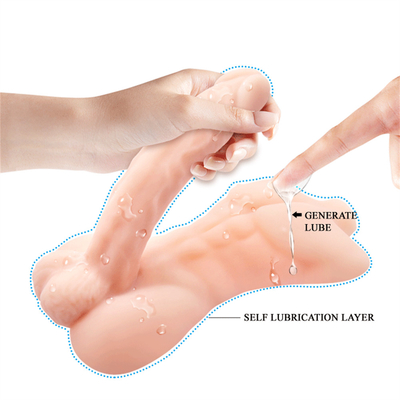 Cuerpo seguro verdadero pene juguetes sexuales 8 pulgadas silicona dildo para mujeres coño masturbarse