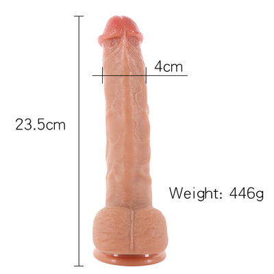 Empujando el dildo realista bailando el dildo vibrador para mujeres masturbación vibrando el dildo con control remoto para mujeres Se