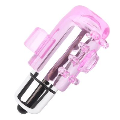 Anillo de pene vibratorio retraso de la eyaculación manga Vibrator anillo de pene caucho para hombre