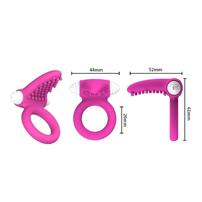 El anillo del pene vibra.
