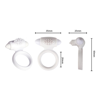 Anillo de gallo de agitación más duradero para hombre anillo vibrador para juguetes sexuales masculinos