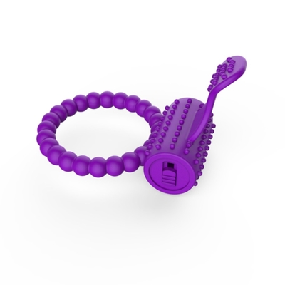 Productos sexuales de alta calidad Anillos cómodos para el pene masculino con vibrador para hombres