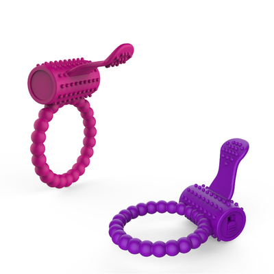 Productos sexuales de alta calidad Anillos cómodos para el pene masculino con vibrador para hombres