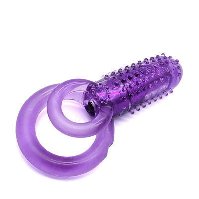 Dedo de doble motor Mini Vibrator Clitoral Anal Mujeres Adultas Vibrator de dedos de pareja