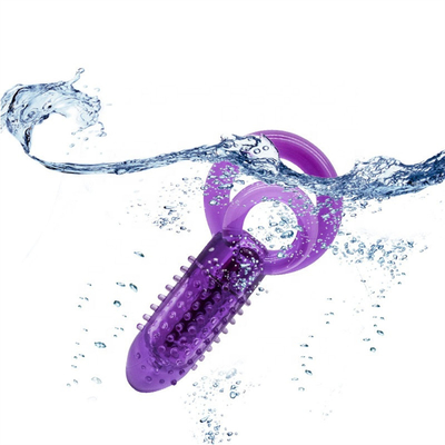 Dedo de doble motor Mini Vibrator Clitoral Anal Mujeres Adultas Vibrator de dedos de pareja