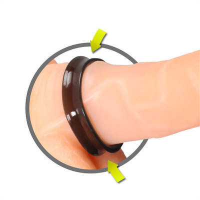Anillos de polla de silicona ajustable para el pene juguetes sexuales para hombres
